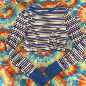 Cropped Long Sleeve Shirt